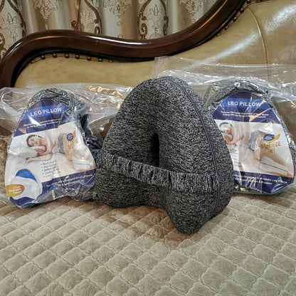 Zero pressure memory foam leg lock pillow for comfortable sleeping support